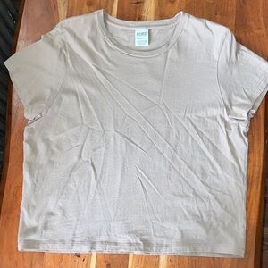 PINK Victoria's Secret Light Tan Short Sleeve Tee
